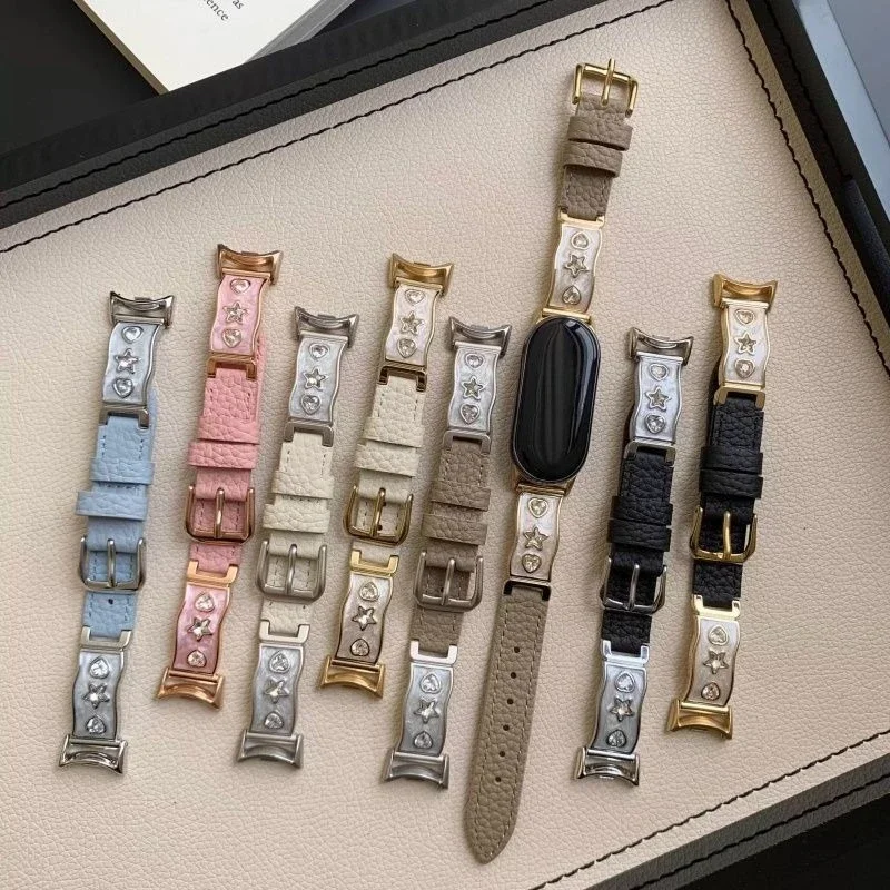 

Ремешок Star Love подходит для Xiaomi Band 8 Pro/9Pro, 8/8NFC/9NFC/10/10NFC, для Mi Band 3/4/5/6/7, для Redmi Watch4/Watch5