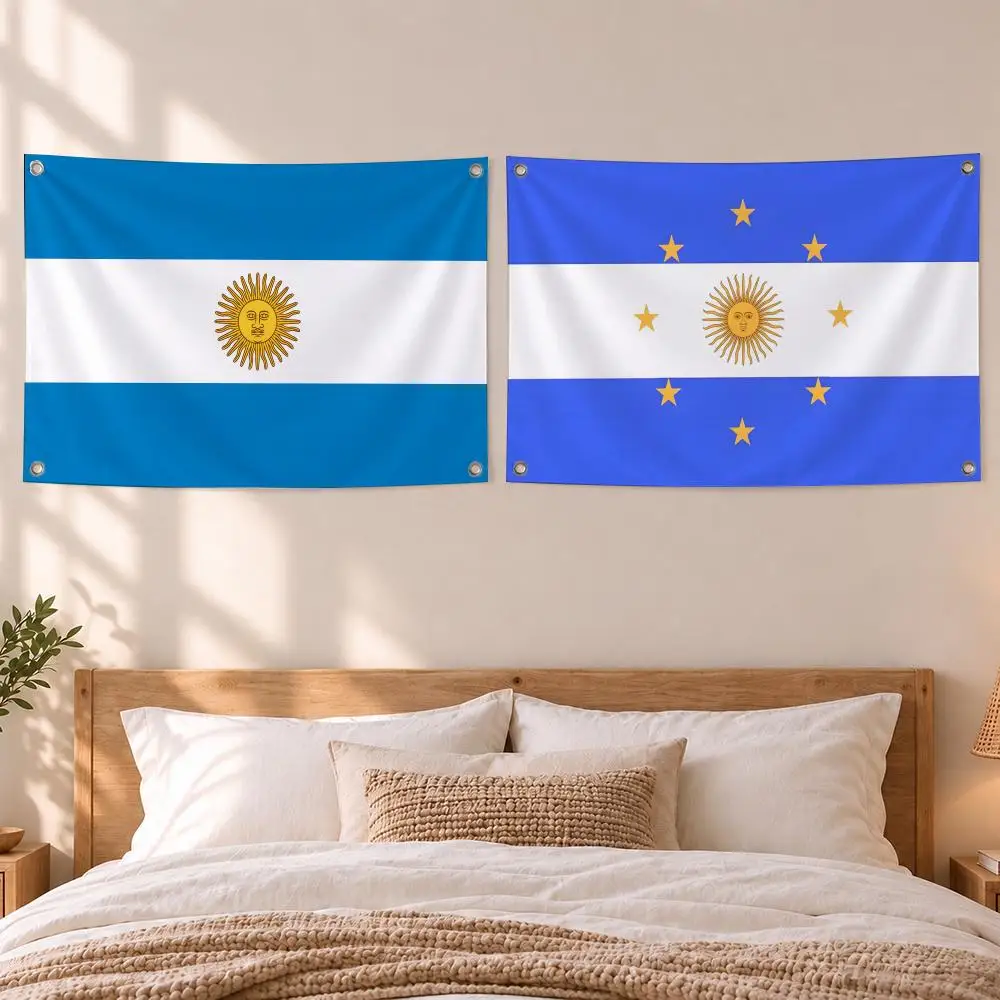 Flag Argentina Flags Hanging Flag Banner, Indoor Outdoor Wall Hanging Decor for Home Party