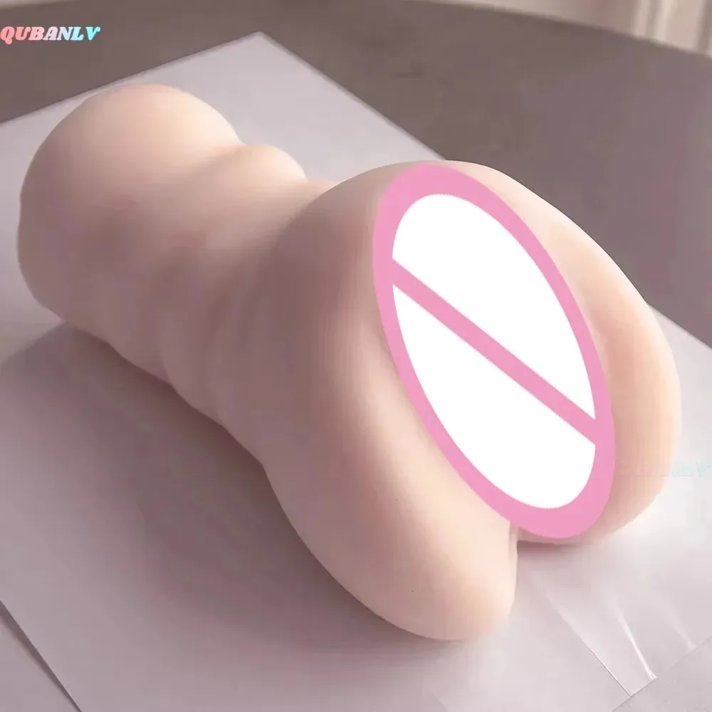 QUBANLV Adult Masturbation Sex Toys Pocket Cat Portable 3D Silicone Insertable Realistic Vagina 18Xxx Penis Massage Sex Products