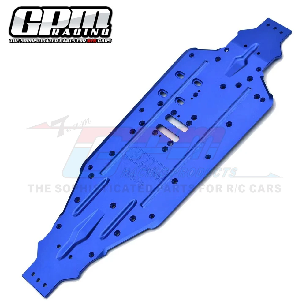 GPM โลหะอลูมิเนียม CNC Heavy Duty เสริมแชสซี 9522 สําหรับ Traxxas 1/8 Sledge 4WD รถบรรทุกมอนสเตอร์ 95076-4 RC รถอะไหล่อัพเกรด