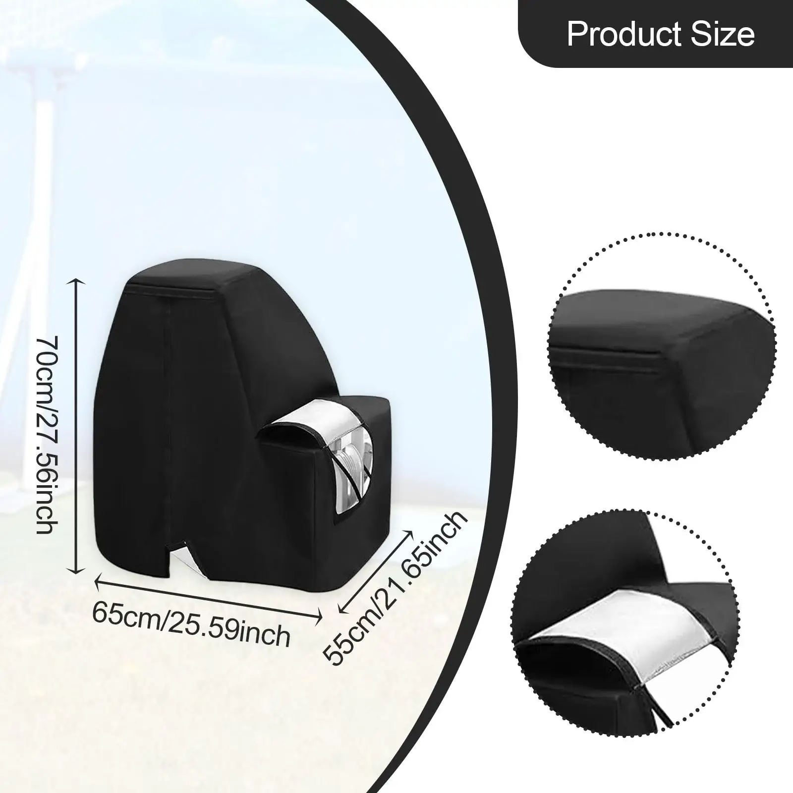 

Oxford Cloth Pool Filter Cover Rainproof Sun Resistant Sand Filter Guard for Most Pool Pumps