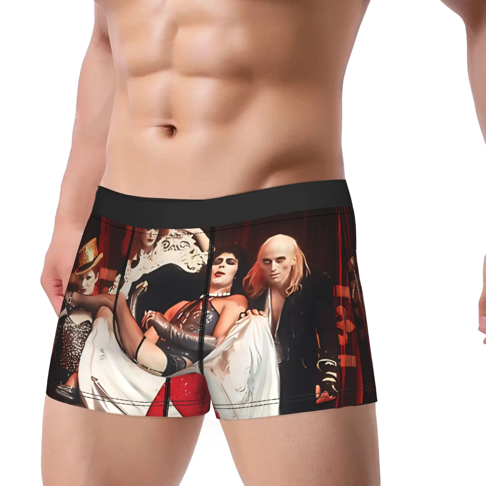 Thrills and Chills  The Rocky Horror Picture Show Underpants Breathbale Panties Men's Underwear Print Shorts Boxer Briefs