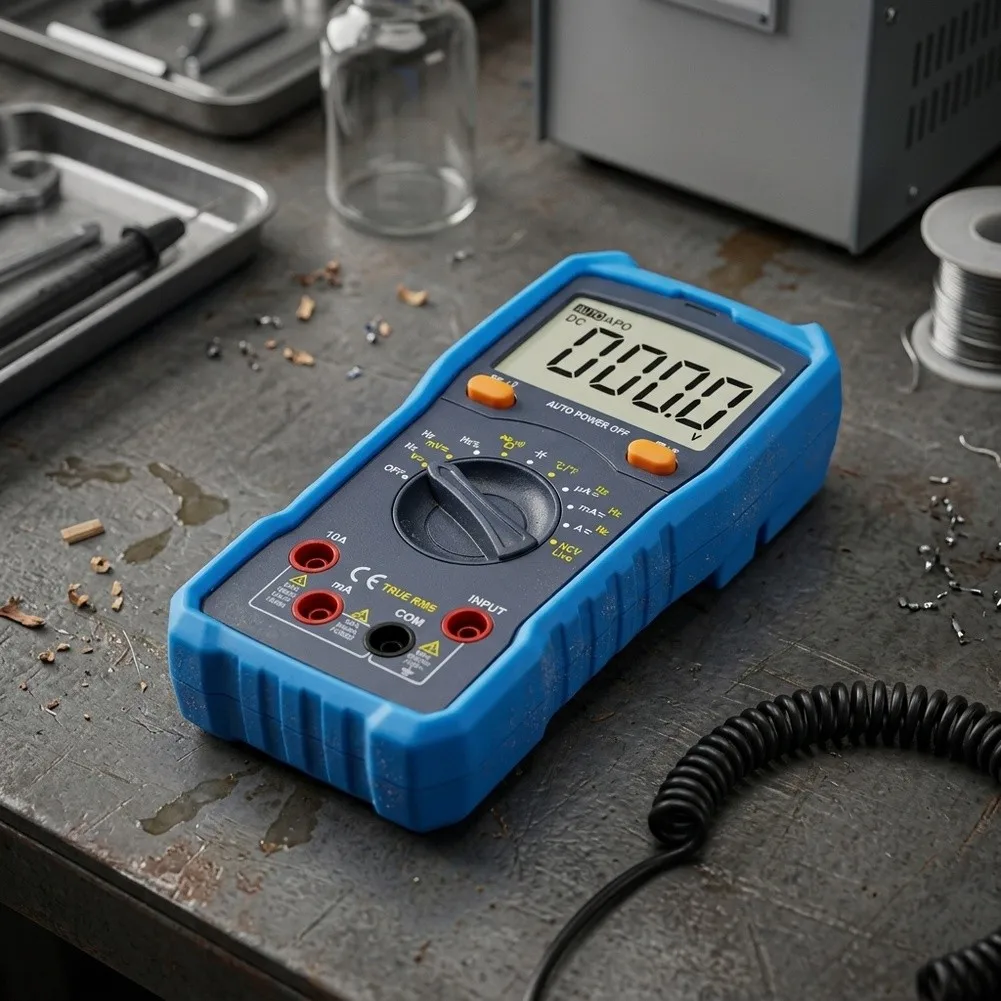 DT155B Digital Auto Ranging Multimeter Capacitance Neutral Live Wire Detector Handheld Multi Meter Electrician Household Tools