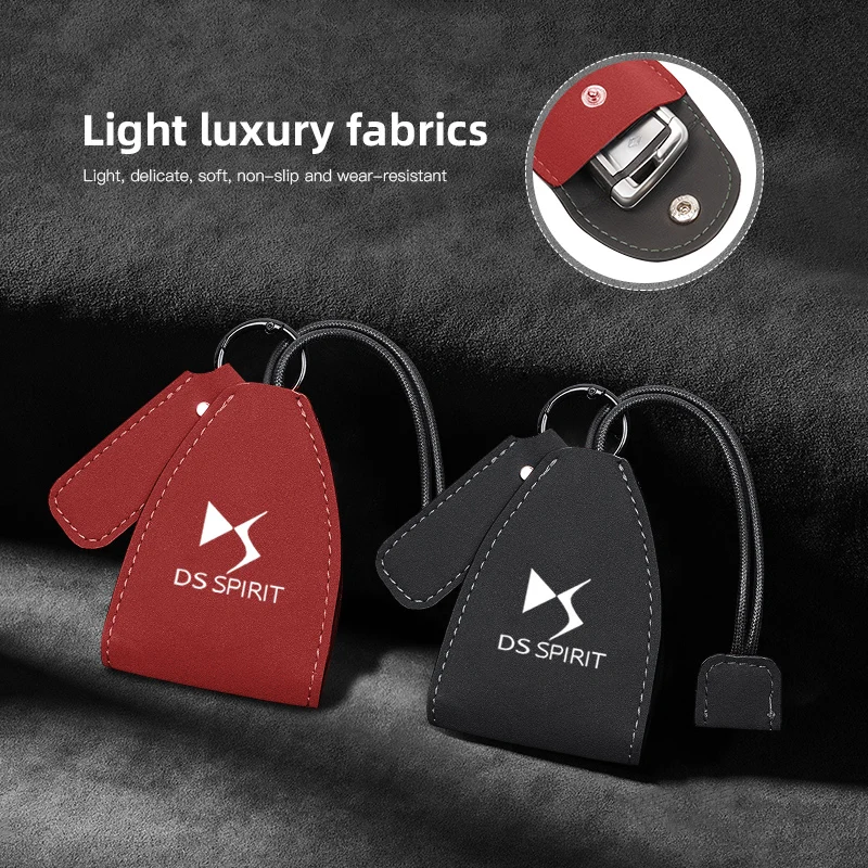 Leather Key Wallet Car Key Bag Multi Function Key Case For DS SPIRIT DS4S DS5 5LS DS3 DS4 DS6 DS7 DS9 WILD RUBIS Deesse
