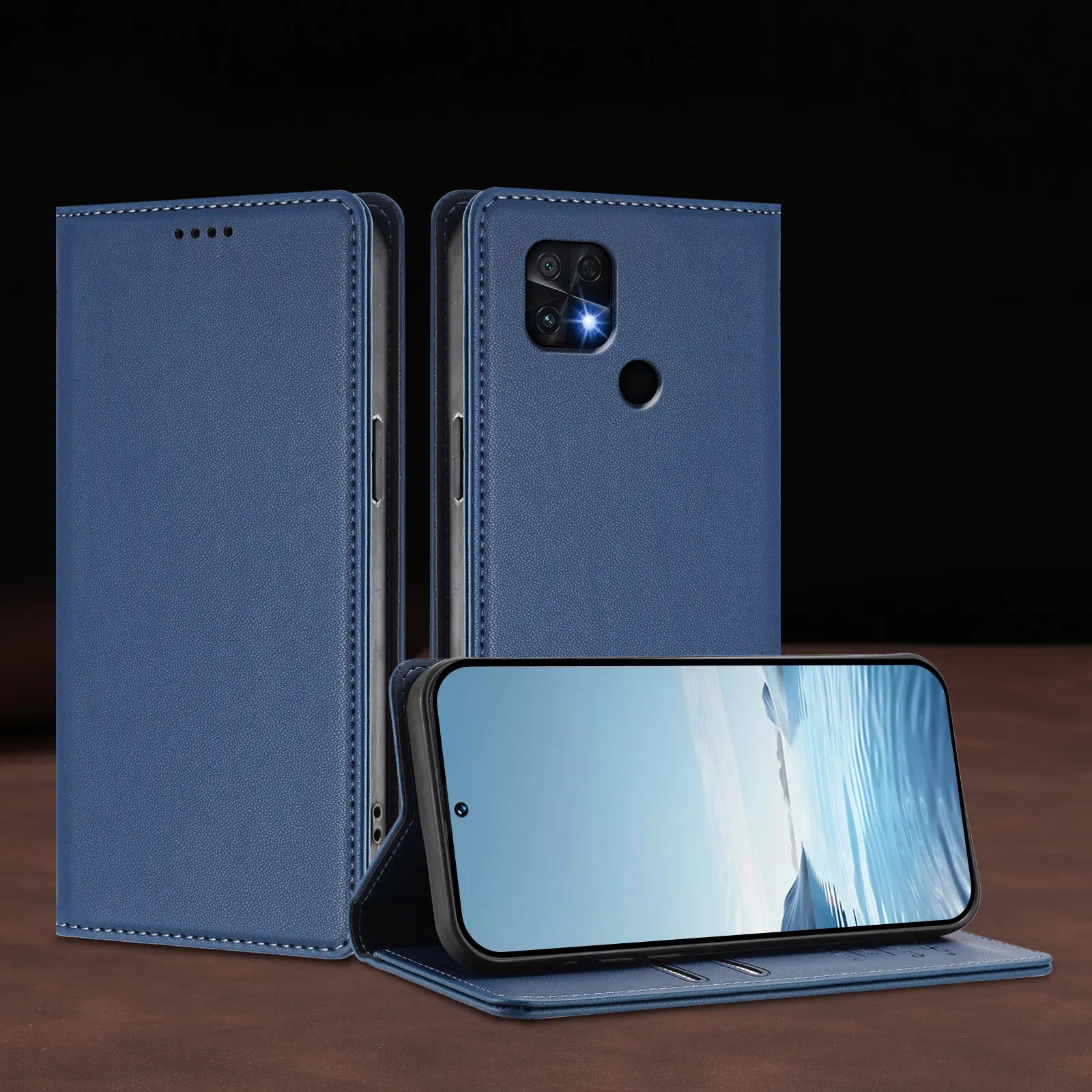 Leather Flip Wallet…