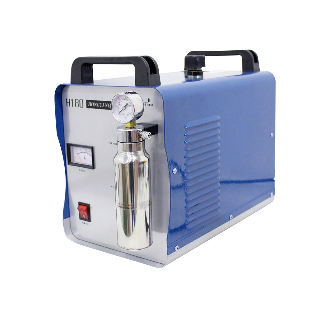 H160/H180 Vlam Polijstmachine 220V Lasser Machine Plexiglas Acryl Waterstof Elektrolyse Water Lasmachine
