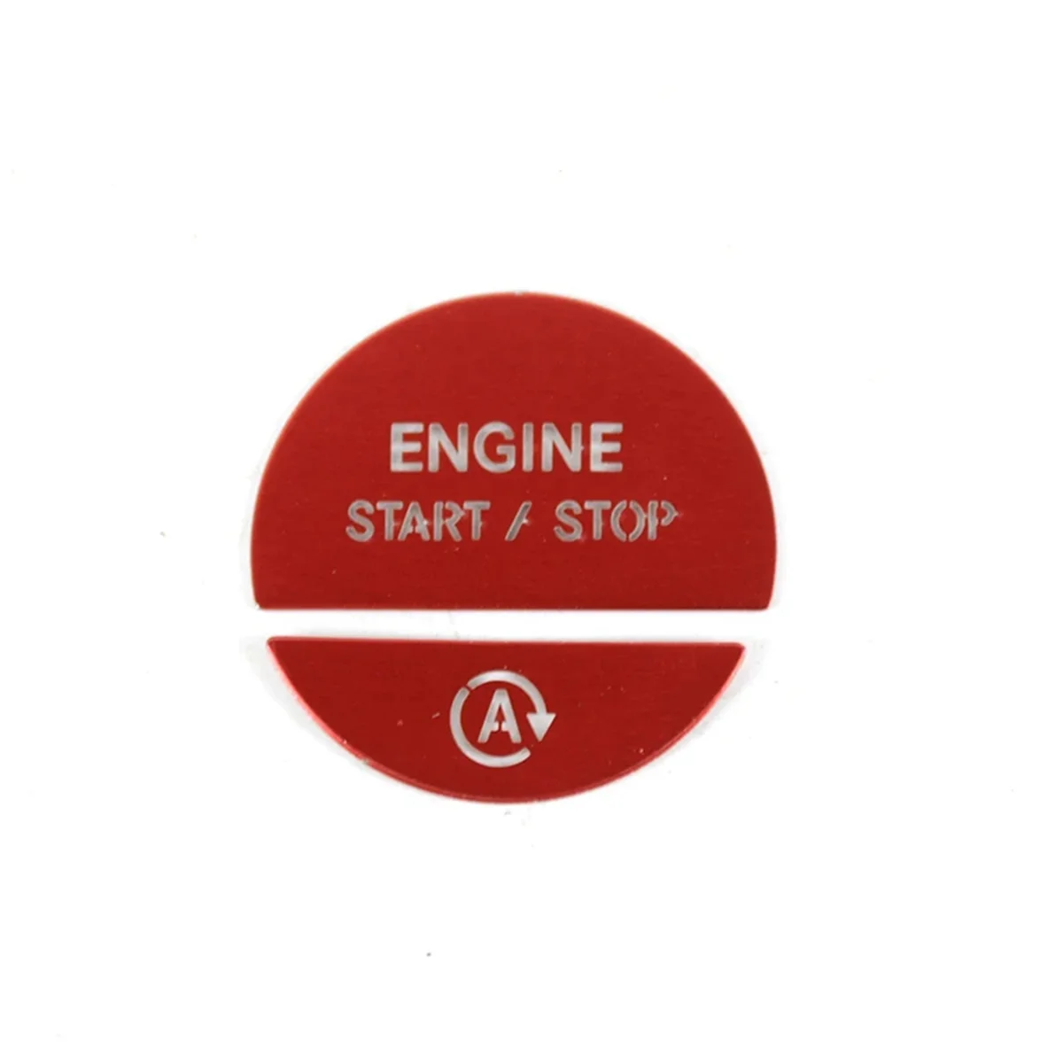 Car Interior Engine One Start Stop Key Button Sticker for Mercedes-Benz C E GLC-Class W206 W214 X254 2022-2024 Red