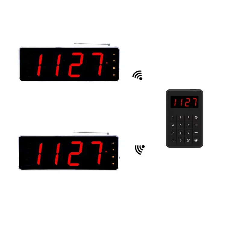 Bank Restaurant Customer Flow Display Ticket Tracking Wireless Waiter Paging Queue Calling Management System