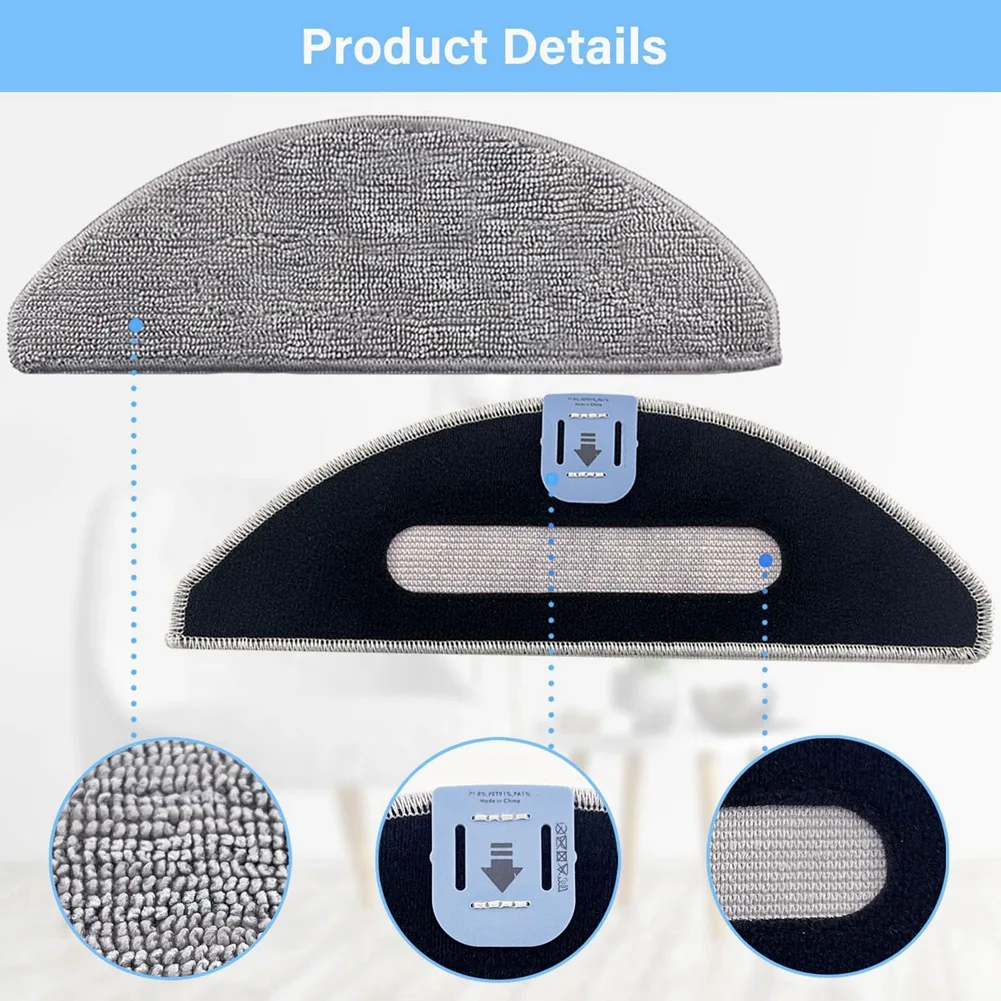 PIZZO-Per Irobot Roomba Combo I5+ J5+ Kit di accessori - Spazzola a rullo, filtro, pad per mocio, sacchetto per aspirapolvere, spazzola laterale