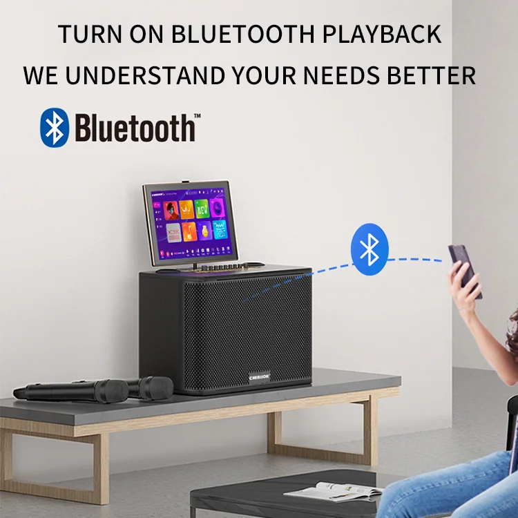 Family Party Karaoke System Machine Touch Screen Android System    Speakers Portable Karaoke Players