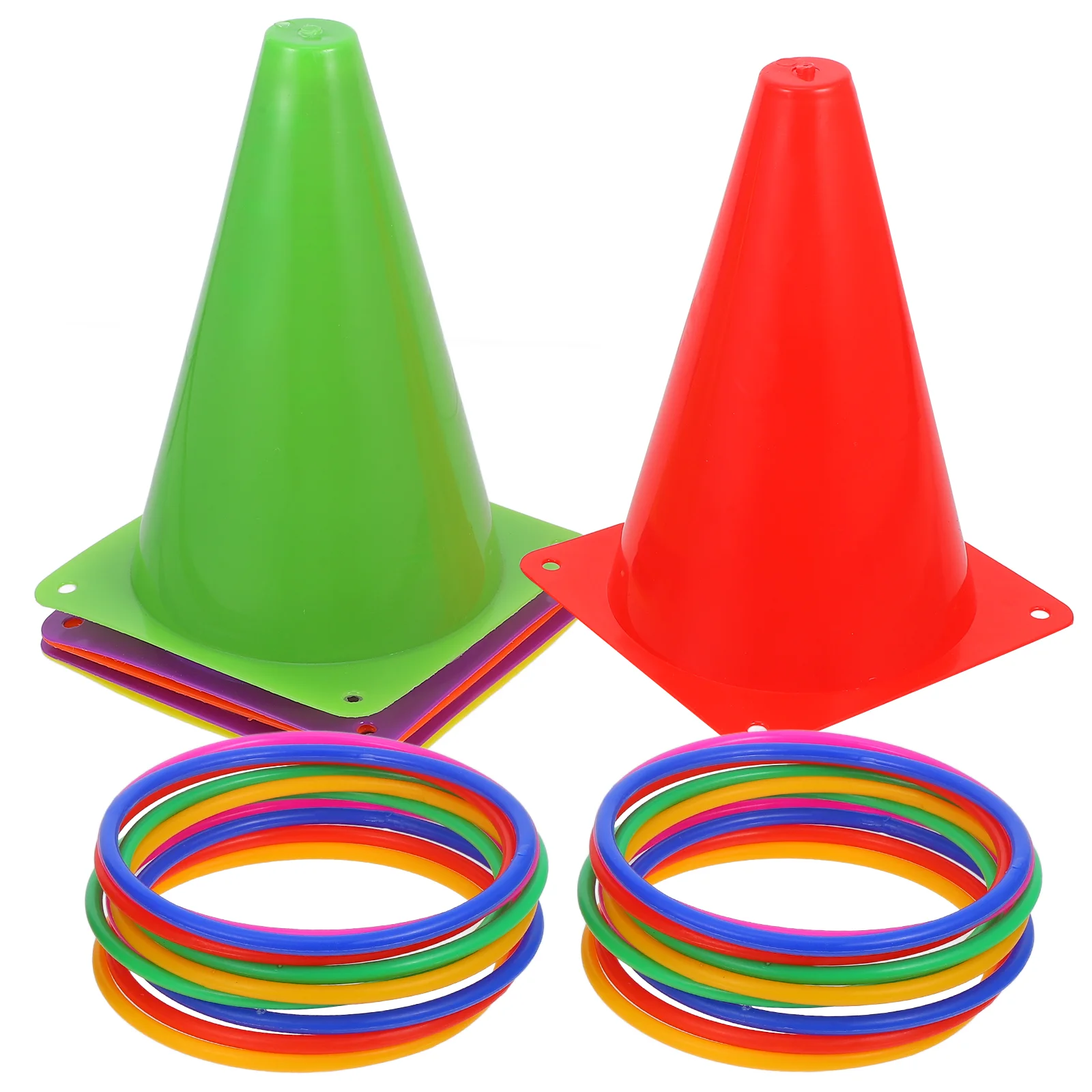 

Outdoor Ice Cream Cone Hoop Child Toy Soccer Plastic Toys Sports Training Tools