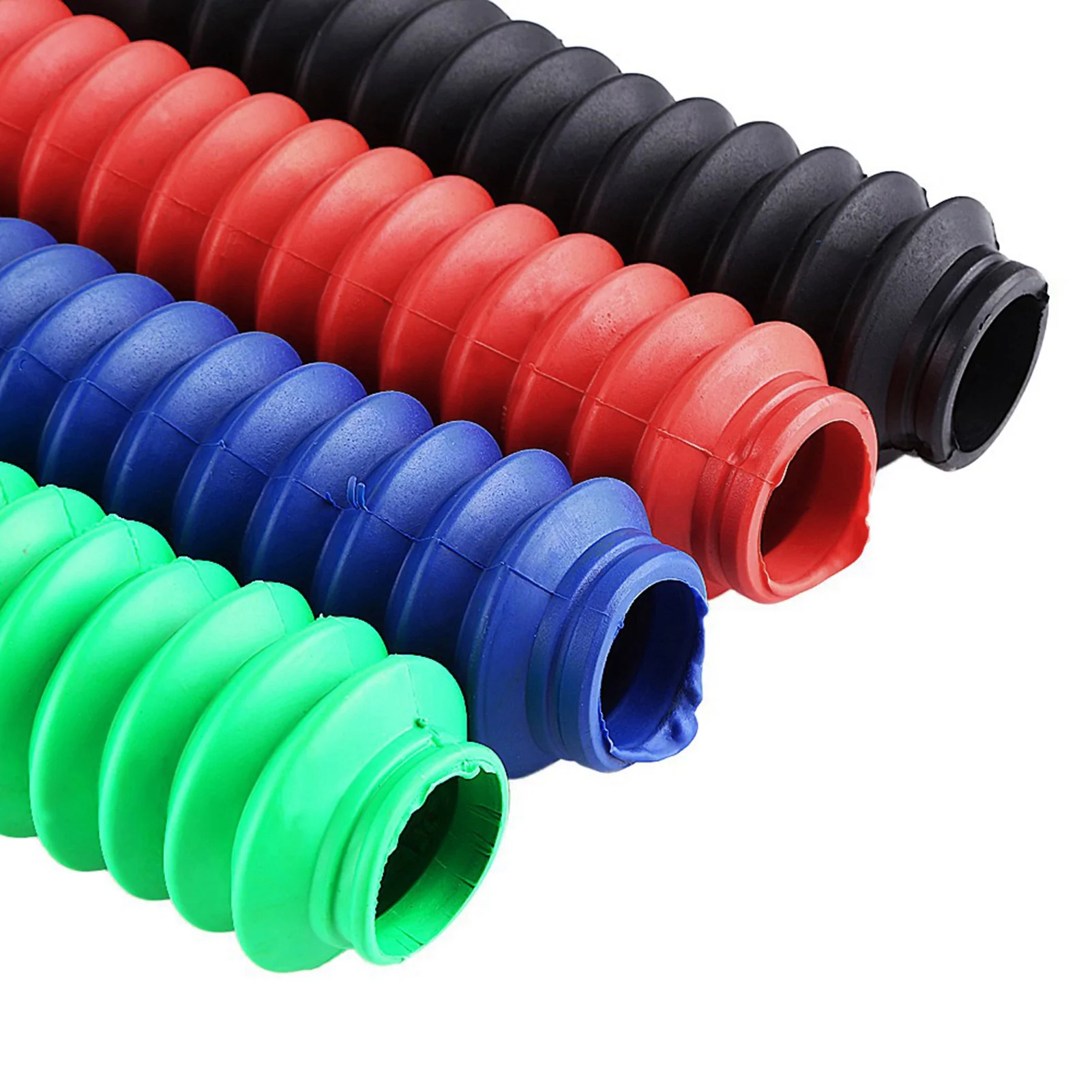 210.5x42mm Motorcycle Front Fork Cover Gaiters Gators Boots Shock Damping Dust Cover Fork Cover Shock Absorber Cover Gators Boot