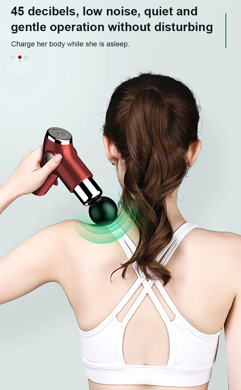 Gun Muscle Relax Body Relaxation Electric Massage Gun Portable Body Shoulder Back Neck Massager Therapy Gun