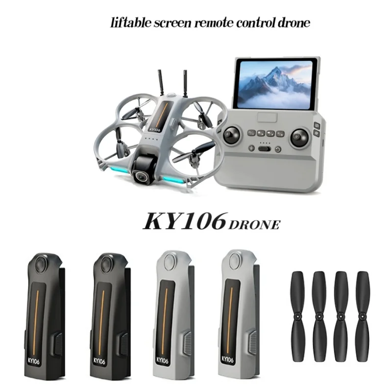 KY106 Drone Battery 3.7V 500MAH Battery/Propeller For KY106 Drone Screen Drone Battery Blades KY106 Dron Battery accessory
