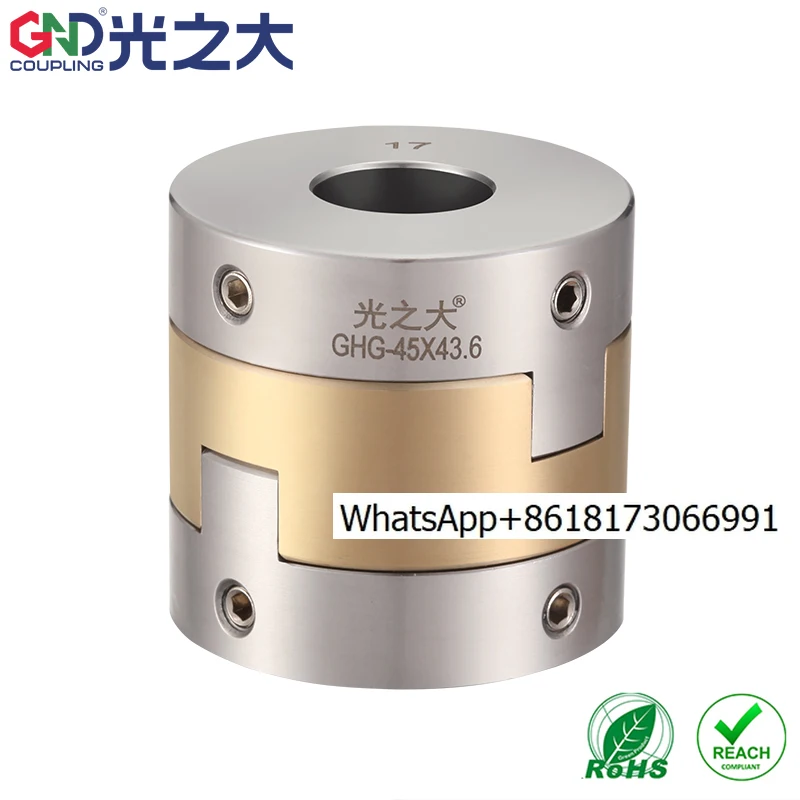 Conector POCLRWKMFJNC de alto par con acoplamiento deslizante cruzado de acero inoxidable GHG