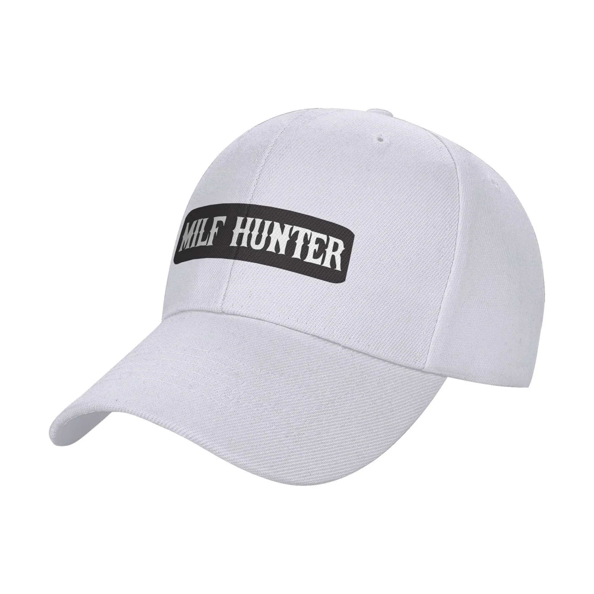 Men Women FUNNY TYPEWRITING Milf Hunter Caps Popular Baseball Cap Snapback Caps  Dad Hat Sun Hat Breathable Racing Cap Summer