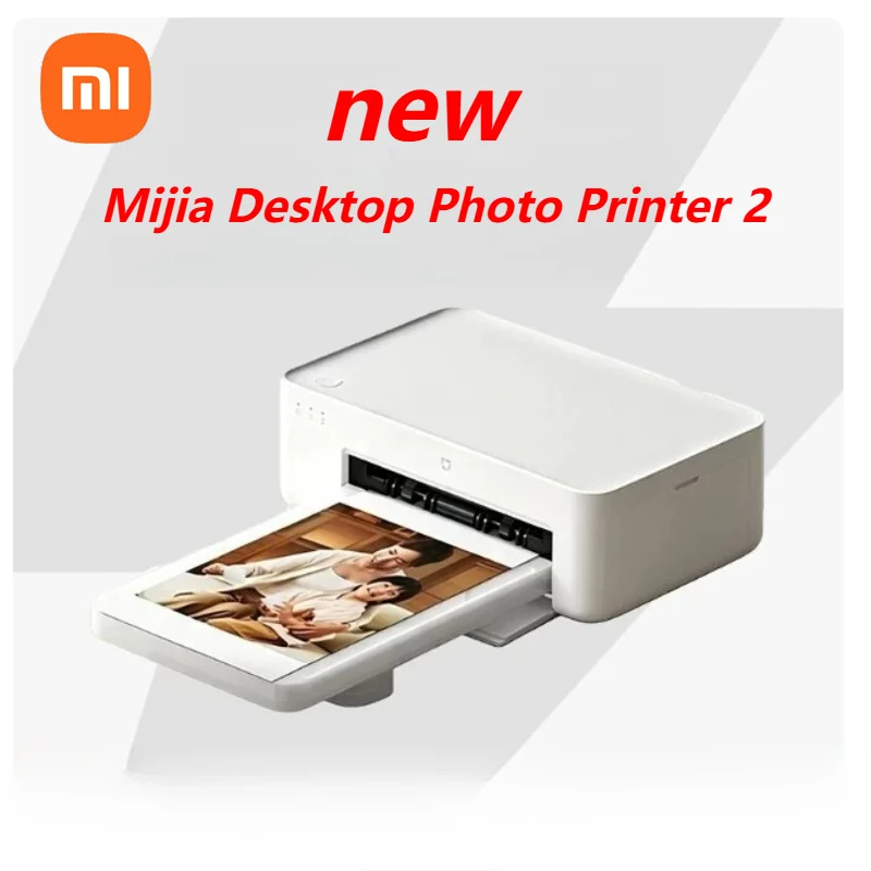 Case original xiaomi Mijia Desktop Photo Printer 2 – 4-Color Dye Sub Wireless Portable 4R Home Photo Printer for Phone Operation
