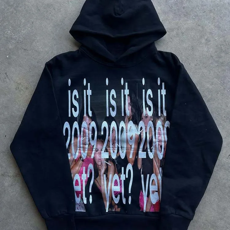 

Hoodie Sweatirt Long Sve Printed Casual Versatile Loose Fit Men's Autumn Winter Clothing Cartoon Design ket Decor