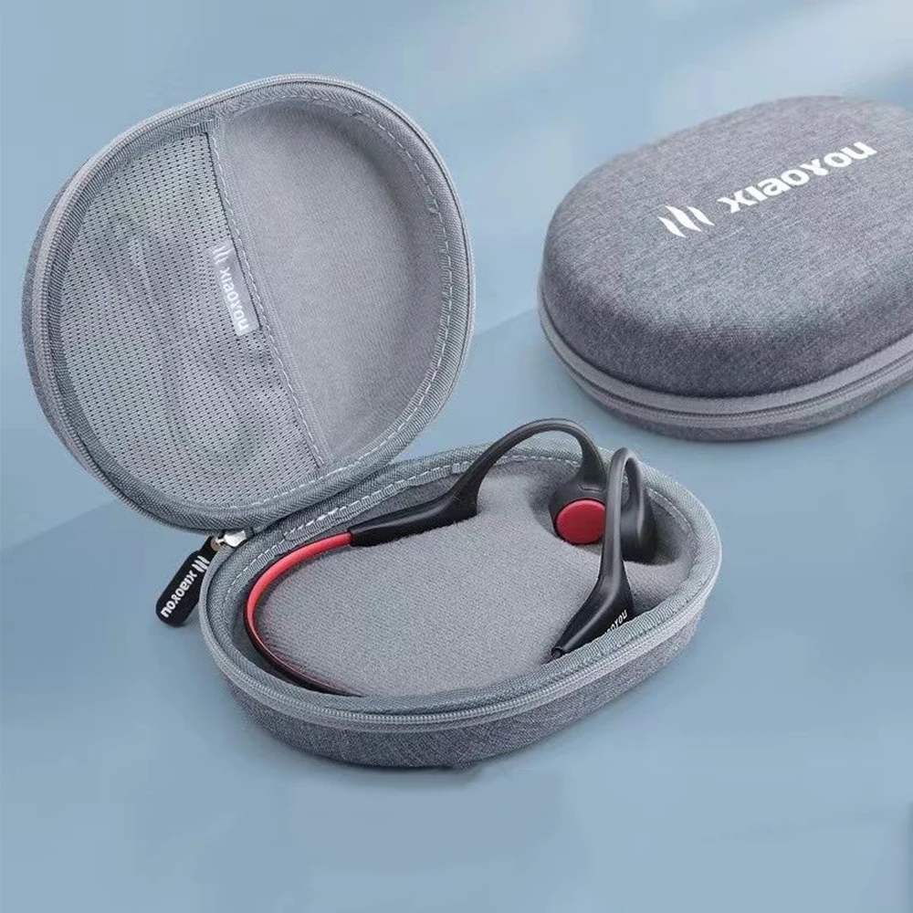 Harde oortelefoonhoes voor Shokz OpenRun/Trekz Air/Titanium Mini/Lenovo/Philips Beengeleiding Hoofdtelefoon Reisdraagtas