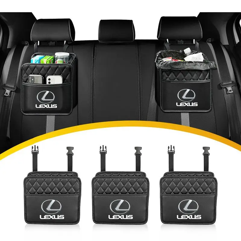 

1Pcs Car Seat Back Storage Pocket In-car Suspension Storage Box For Lexus EX300H RX450H IS300H ES300H NX RX GS Al20 LX GX