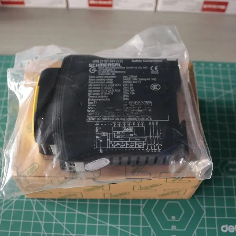 For SRB 211ST-24V Safety Relay New Original Proximity Switc Rated Voltage 220V Single Open Switch Reflective External Light Path