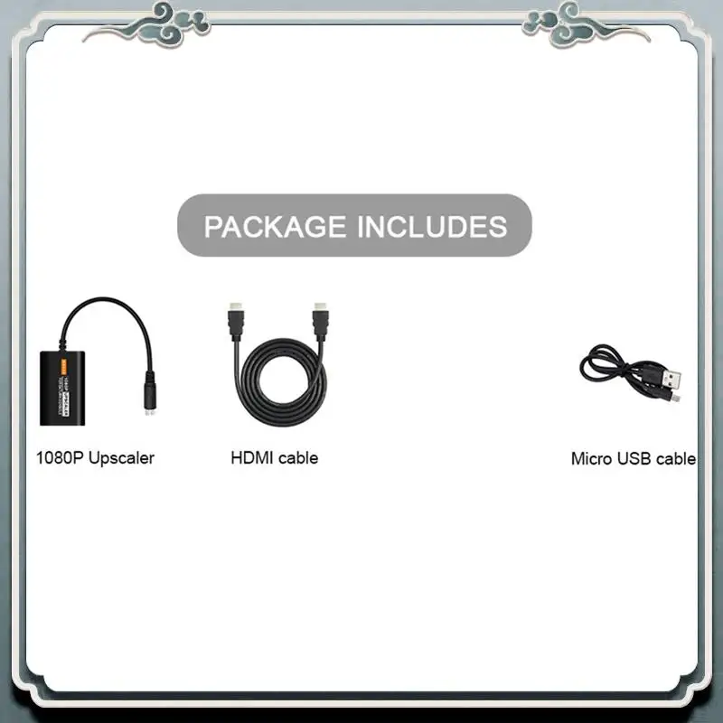 Premium For Sega SS Saturn -Compatible Converter Saturn 16:9/4:3 S-Video Input 1080P Adapter