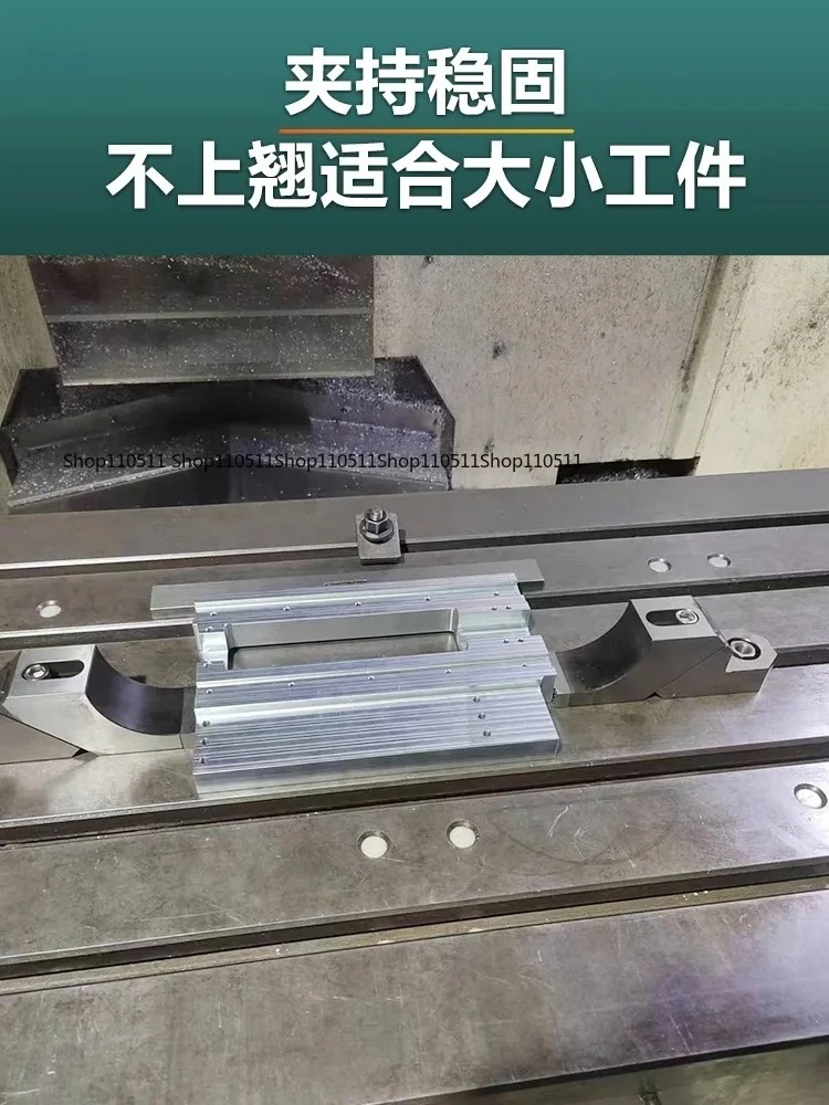 One-Way Heavy-Duty Toad Pliers, Side-Fixed Anti-Warp Precision Vise Clamp for CNC Mold Machining