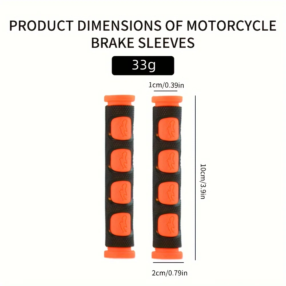 Motorcycle Brake Handle Silicone Sleeve Soft Anti-Slip durable Moto Bicycle Protective Handlebar Moto Equipments Accessories