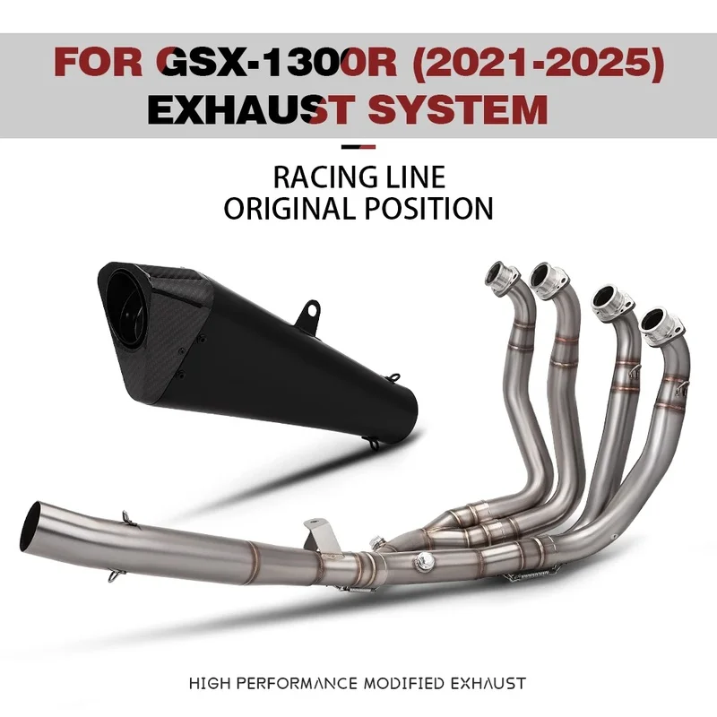 Stainless Steel Motorcycle High Quality Full Exhaust System For Suzuki GSX1300R GSX-1300R 2021-2025