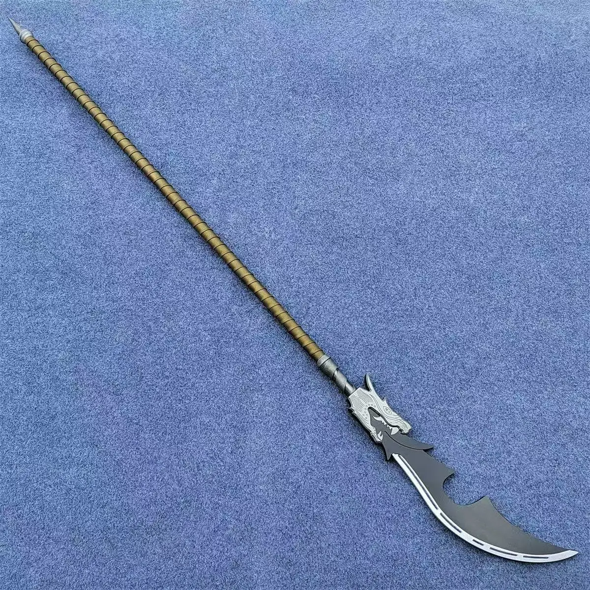 JiaQiu Lange Mes Spel Limbus Compamy HongLu Cosplay Da Guan Dao Prop Model Halloween Kerstfeest Kostuum Accessoires