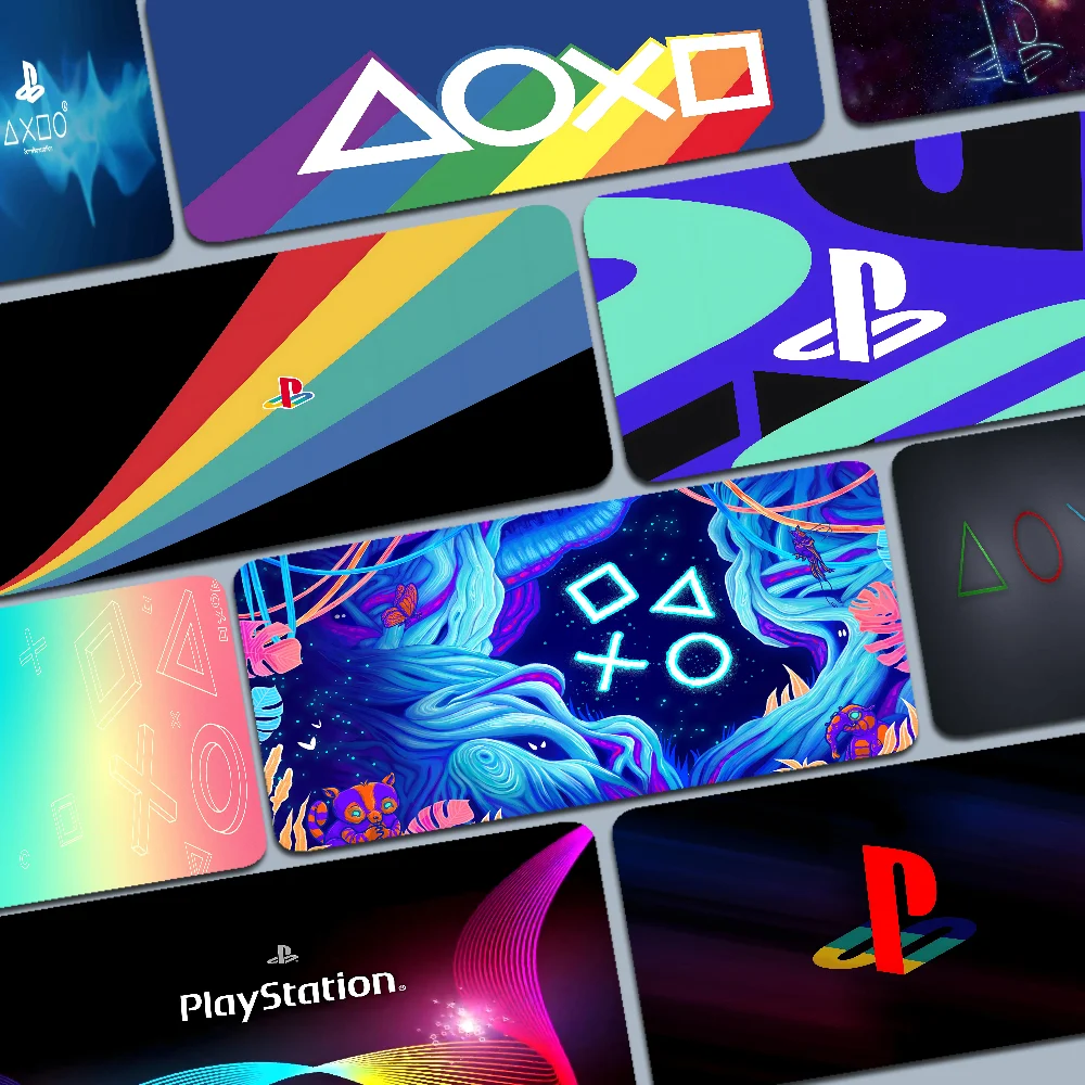 เกม P-playstationes แผ่นรองเม้าส์ขนาดแผ่นรองปูโต๊ะแผ่นรองเมาส์สำหรับเล่นเกมยางธรรมชาติสำหรับเกม World of Tanks CS GO Zelda