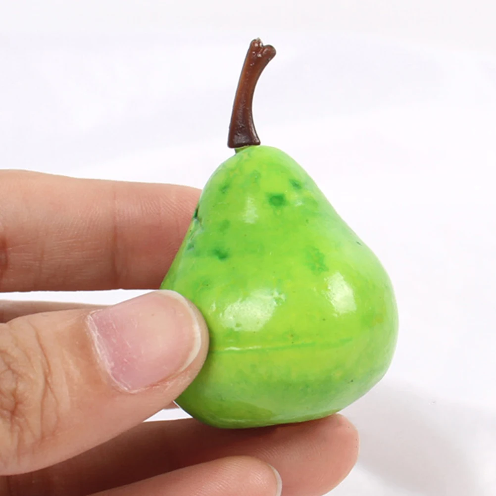 

30 Pcs Artificial Fruit Decorative Fruits Pear Ornaments Mini Foam Decorations Pears