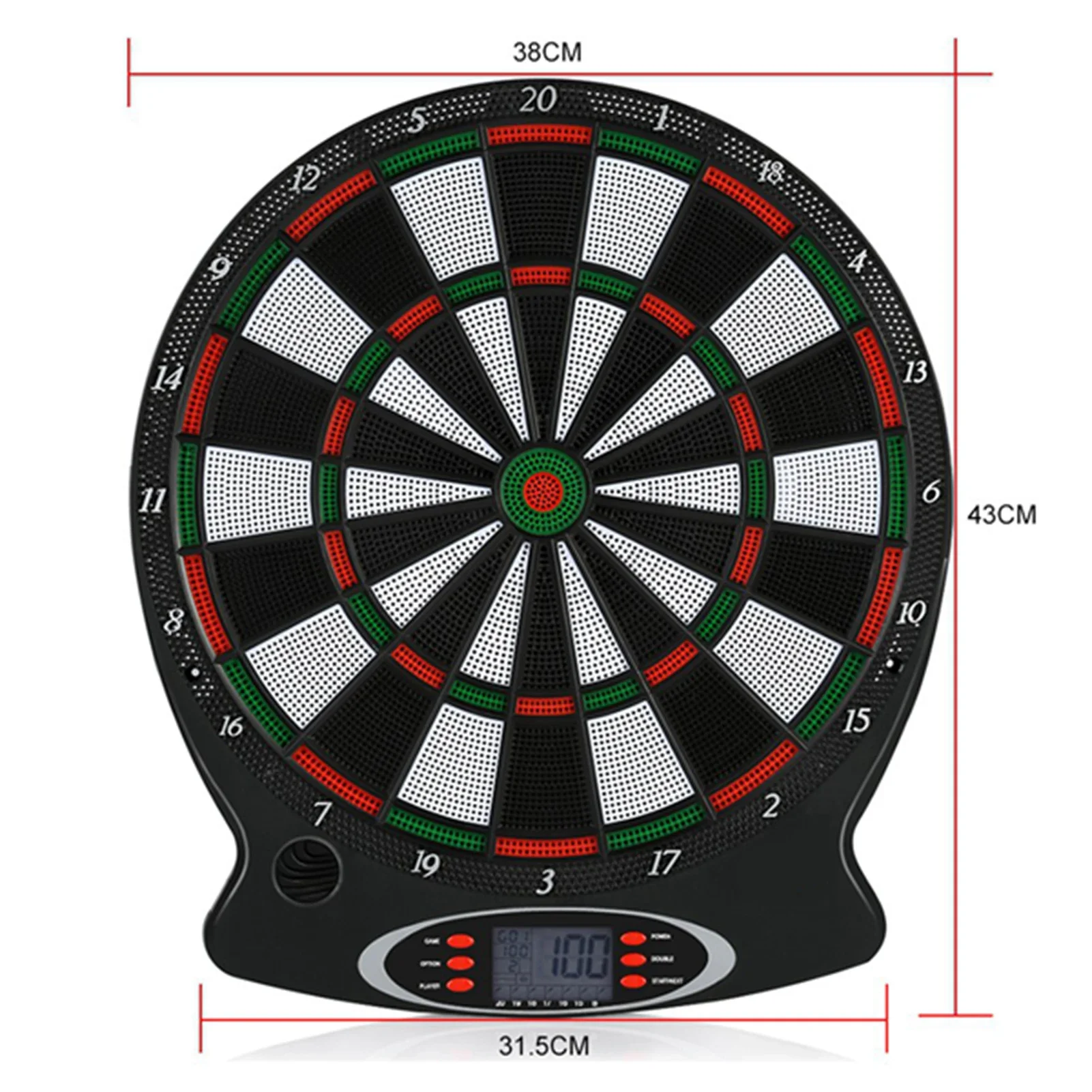 1 PC Professional อิเล็กทรอนิกส์แขวน Dartboard LCD ตัวบ่งชี้คะแนน DART เกม 6pcs ลูกดอก