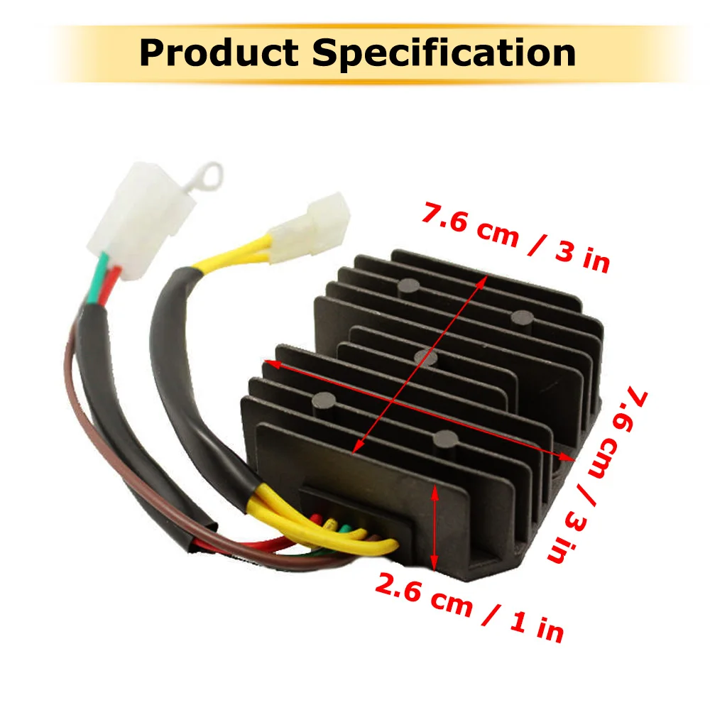 For BMW F650 1993 1994 1995 1996 1997 1998 F650ST 1996 1997 1998 Motorcycle Voltage Regulator Rectifier 61312346432 view 4