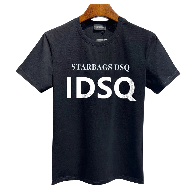 Starbags dsq 2024 new style Short Sleeve T-shirt Men's Letter Print Summer Cotton Fashion Italian trend top quality men gift box