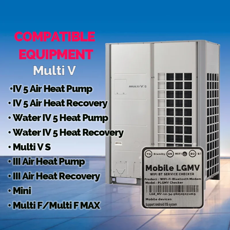 New Mobile LGMV Monitoring View PLGMVW100 Support Android IOS System for Inspect Diagnosis and Monitor LG Units Easily