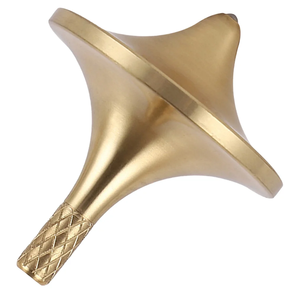 جيروسكوب نحاسي صغير جيروسكوب نحاسي للبالغين، لعبة جيروسكوبية تفاعلية معدنية لتخفيف التوتر على سطح الطاولة #6