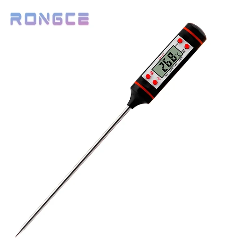 Oil Thermometer Needle Food Thermometer Instant Reading Meat Temperature Tester with Probe for Household  Kitchen Grilled