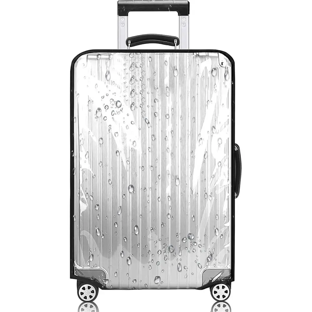 28 Inch Clear TSA-Approved Travel Suitcase Cover for 28-29 Inch Luggage Accessories