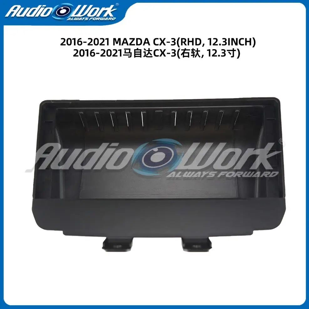 

12.3 Inch For 2016-2021 MAZDA CX-3 CX3 FRAME Car Radio Stereo GPS MP5 Android Player 2 Din Fascias Panel DashBoard Frame Cover