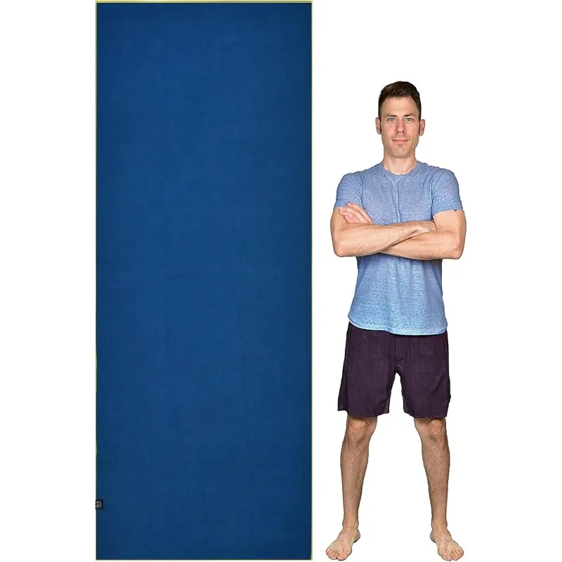 

Tatago Hot Yoga Mat Towel Non Slip for Hot Yoga (72-84 inch Mats) Our Hot Yoga Towel Non Slip Silicone Dabs & Absorbent