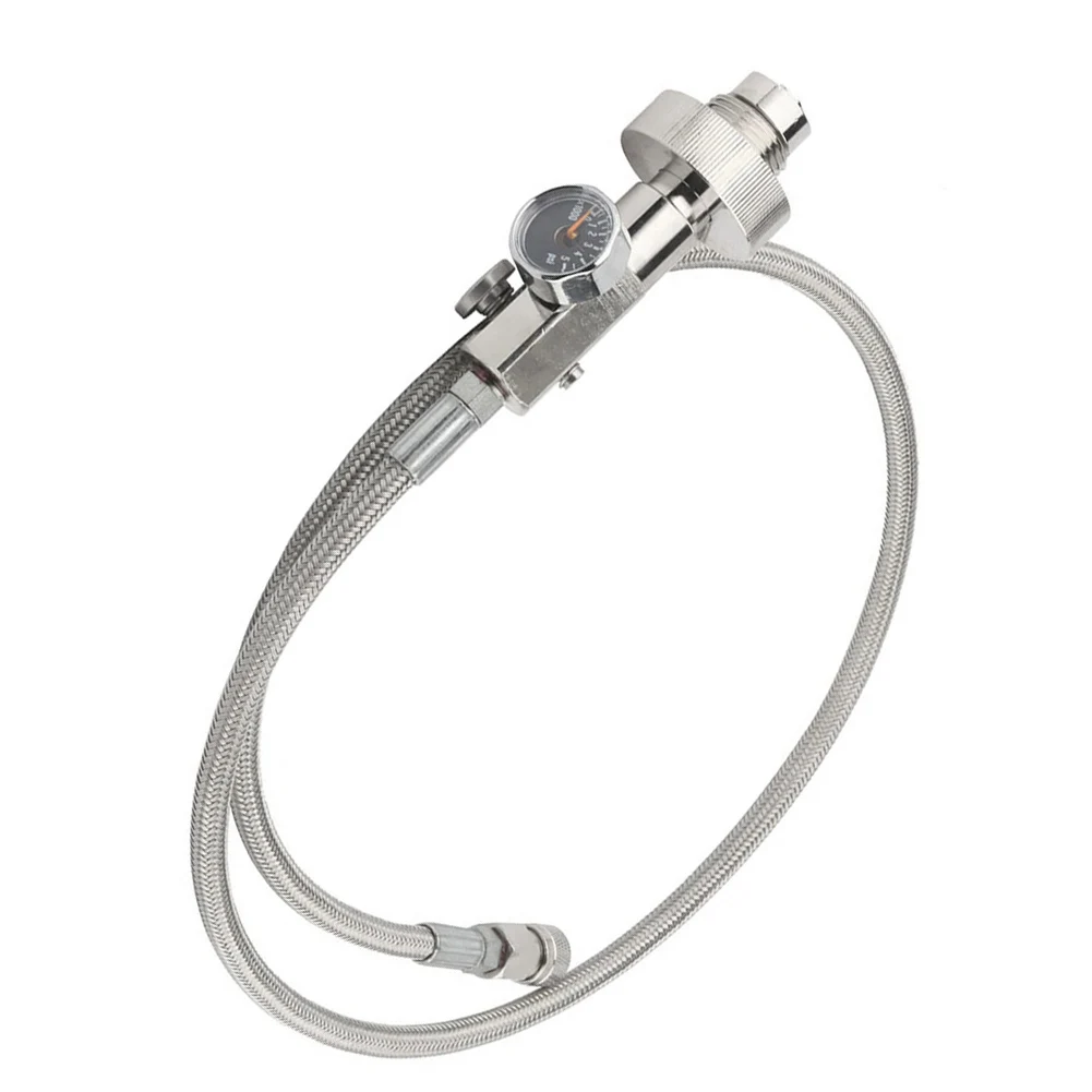 

Professional Grade 4500Psi G58 Valve Adapter with 36 Inch Hose and Pressure Gauge for Scuba Diving Equipment Filling