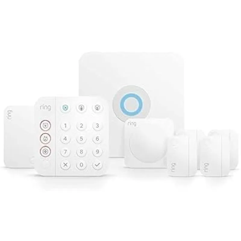 

Certified Refurbished Ring Alarm 8-piece kit (2nd Gen) – home security system with optional 24/7 professional monitoring