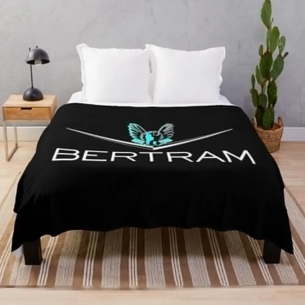 

Bertram Yacht Design Printed on back Throw Blanket anime Sofas Blankets