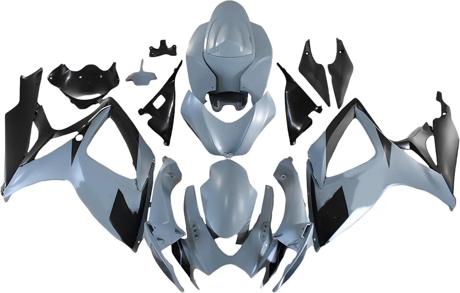 

ABS Injection Gray Black Fairing Kit Fit for Suzuki GSXR600 GSXR750 K6 2006 2007 GSX-R600 GSX-R750 06 07 Injection Molding Bodyw