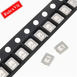 Perles de diode électroluminescentes LED SMD, rouge, bleu, émeraude, jaune, blanc chaud, orange, bleu glacé, rose, violet, 2835, 50 pièces