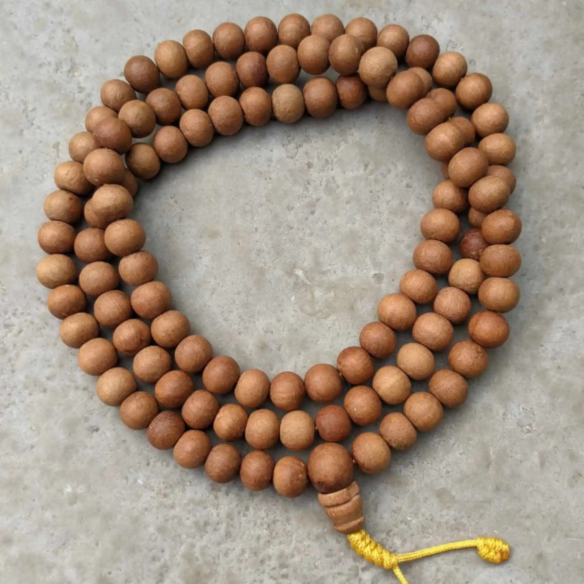 8mm Natural Aromatic Nepal brown Sandalwood  Meditation bracelet Relief Yoga Mala Fragrant Wrist Chakra All Saints' Day Taseel