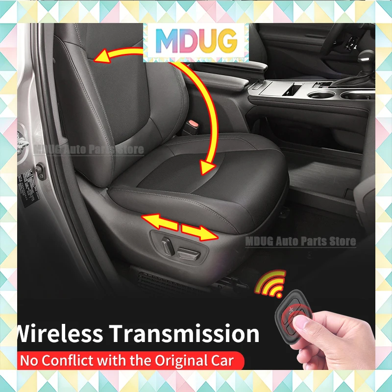 MDUG Co-Pilot Seat Side Wireless Button For Honda Odyssey Accord 8th 9th 10th Interior Upgrade Accessories,Tuning 2023-2008 2022