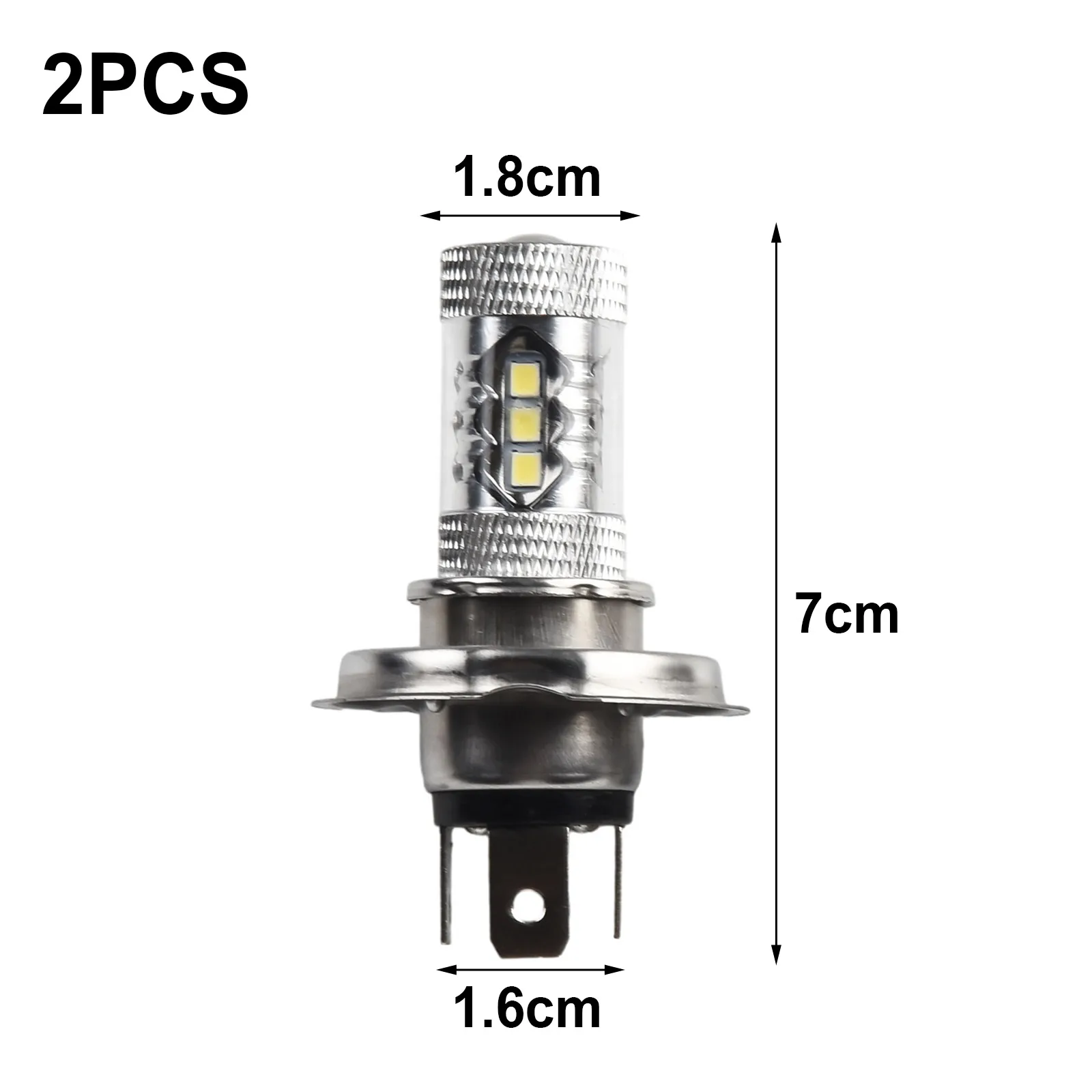 

Яркие противотуманные лампы H4, яркие, 80 Вт, фары головного света, дневные ходовые огни, фары дальнего/ближнего света, 6000K, белые лампы для автомобиля, 12 В, H4, противотуманные фары, аксессуары, 2 шт.