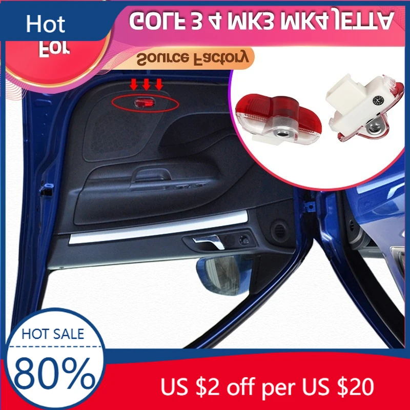 

Новинка 2026 года для VOLKSWAGEN VW, подстаканники, светодиодные лампы для внутренней двери автомобиля, декоративные лампы, аксессуары для VW Caddy MK3 Beetle Bor